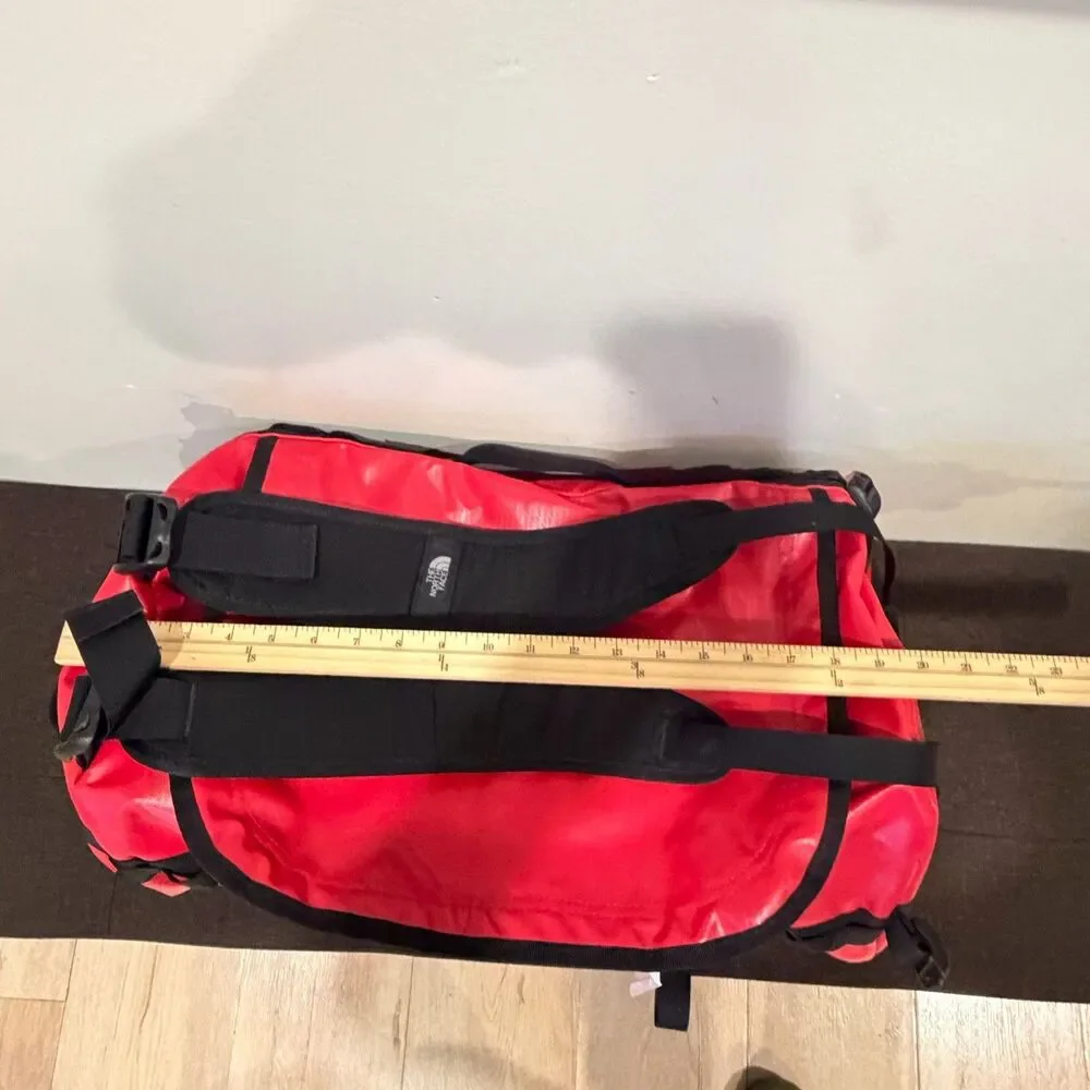 The North Face Small Base Camp Duffel 50L Carry-On Friendly Red/Black - NEW Read